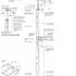 Key section and detail sections through external wall