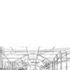 Perspective sketch of the showroom