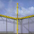 The structural columns shadows project on to the facade