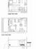 Three room maisonette floor plans and section