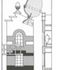 Elevation and section of back wall