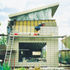 Clay-tile cladding fixed to timber sheathing
