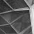 Nave canopy supported by precast concrete columns