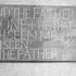 Tablet on south wall