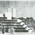 The west elevation facing Torrington Square of the proposed new building for the Courtauld Institute. On the left is the pre-war Warburg Institute and on the right the new building for SOAS which was the first to be constructed in the redevelopment
