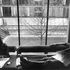 Window seat in an undergraduate room