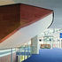 The upper foyer flooded with light