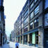 The only outward indication of change is the lightbox which marks the entrance