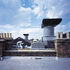 Wind cowls allow the building to be passively ventilated