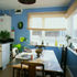 Kitchen/dining area in three-bed corner unit