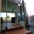 The extension floor level is raised from the floor level of the house