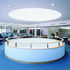 A circular lightwell brings light deep into the refurbished library