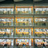 Desk spaces for researchers in open galleries are set around three sides of a 20m x 40m atrium. The galleries have glazed balustrades and give views across, offering opportunities for interaction