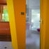 The  en-suite bathroom to the master bedroom occupies the upper floor of a sculptural trefoil-shaped enclosure