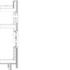Detailled section through cedar cladding