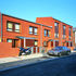 The deep-plan terrace makes sense in energy terms and front doors on the street encourage a sense of security