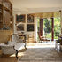 The kitchen opens out to the south facing main living area and studio space with garden beyond