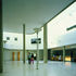 The reception area resembles the point of entry to a stylish hotel