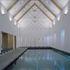 Flooded stable with stainless steel trusses