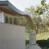 The curved roof profile