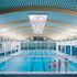 Interior view of the swimming pool building