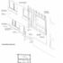 Key section and cut-away isometric at base of wall