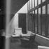 The staff common room overlooks the refectory and includes a small bar on the lower of its two levels