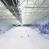 The main indoor ski slope at the Chill Factore