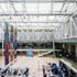 The new Lawn Building is designed to be an airport environment
