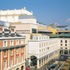 The roof profile expresses the flytower, the top-lit ballet studios, and terraces