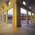 View into the piazza from the new arcade