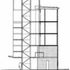 Section through stair tower