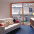 Kitchens are on the street side offering a degree of acoustic protection to the living space 