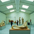A different configuation of space in the main gallery