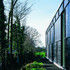 The weatherboarding panels were inspired by packing crates used to store Moore’s work