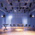 The performance space on the top floor of the new building