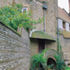 Organic relationships: The staircase leading from the dining room into the walled garden