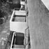 Cantilevered balconies on the south west elevation