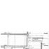 Section through foundations and antivibration duct under pavement