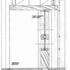Vertical section through screen