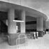Turnstiles and ticket office are plain and straight-forward