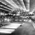 The moveable floor in swimming pool position