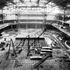 Swimming pool under construction