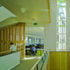 The main staircse is naturally lit