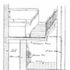 Section through staircase landing