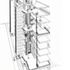Cut through section showing heating and hot water system