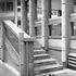 Staircase and balustrade on the Ryder Street elevation