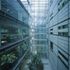 Naturally ventilated glazed atria act as climatic buffers, mediating between the external climate and that of the offices