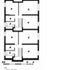 Upper floor of typical maisonette plan