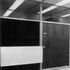 Detail of removable partitioning in the office space